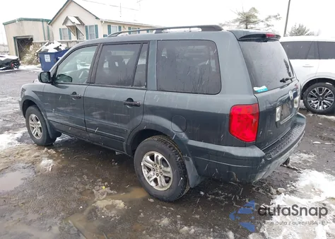 2005 Honda Pilot Ex-L from USA, damaged, VIN 5FNYF18555B059285